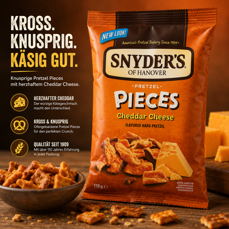 Snyder's - Pretzel Pieces "Cheddar Cheese" (110 g)