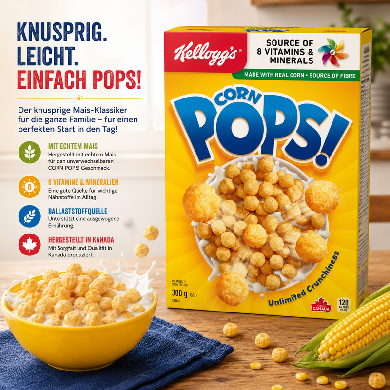 Kellogg's - Cereal "Corn Pops" (300 g)