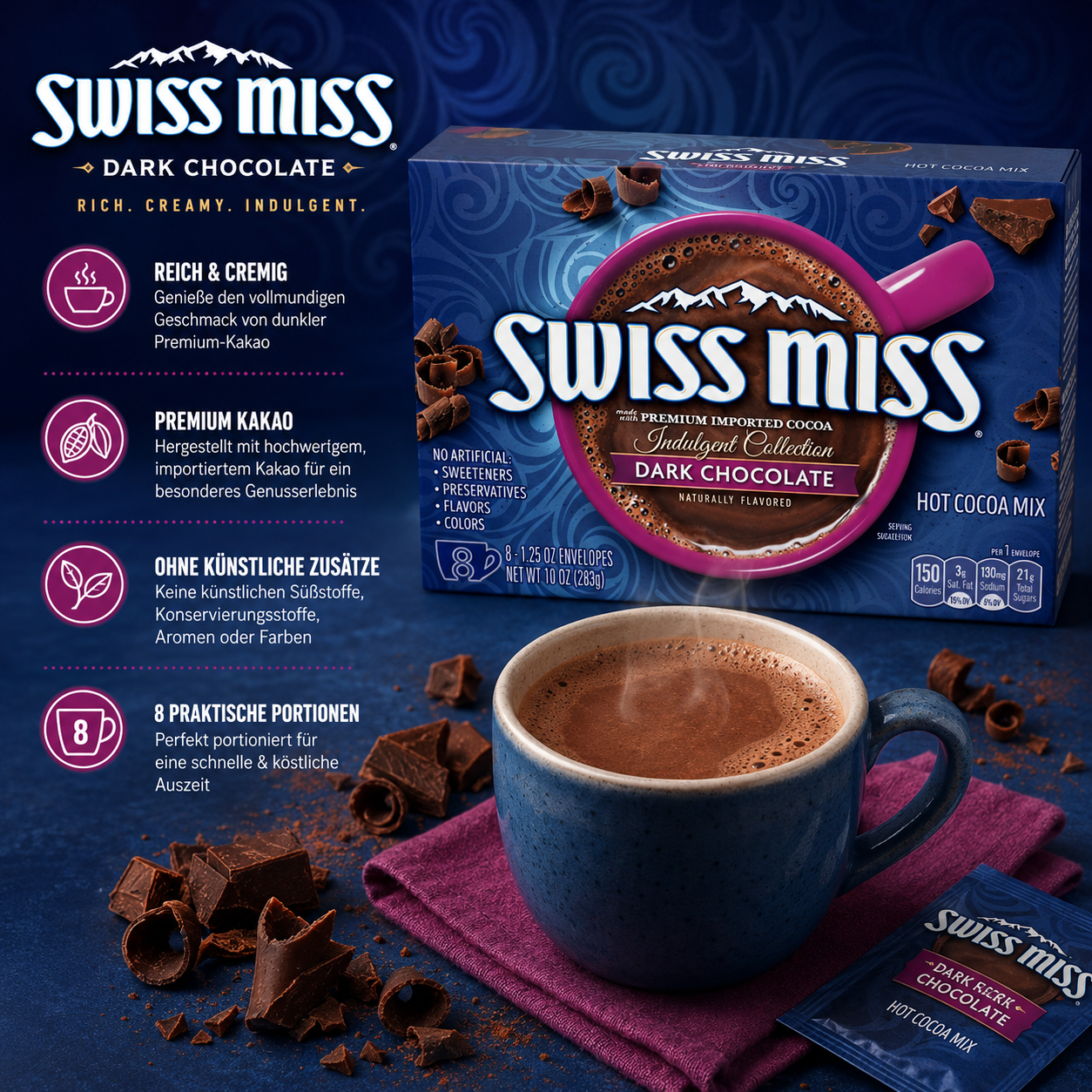 Swiss Miss - Hot Cocoa Mix "Dark Chocolate" (283 g)