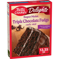 Betty Crocker - Super Moist Cake Mix "Triple Chocolate Fudge" (375 g)
