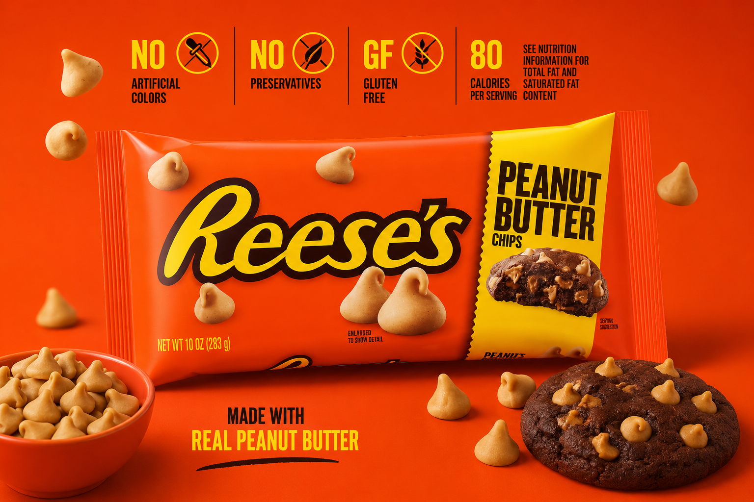 Reese's - Backtropfen "Peanut Butter Chips" (283 g)