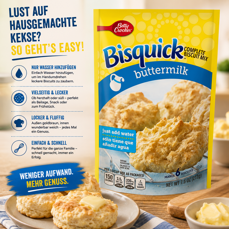 Betty Crocker - Bisquick Complete Biscuit Mix "Buttermilk" (212 g)