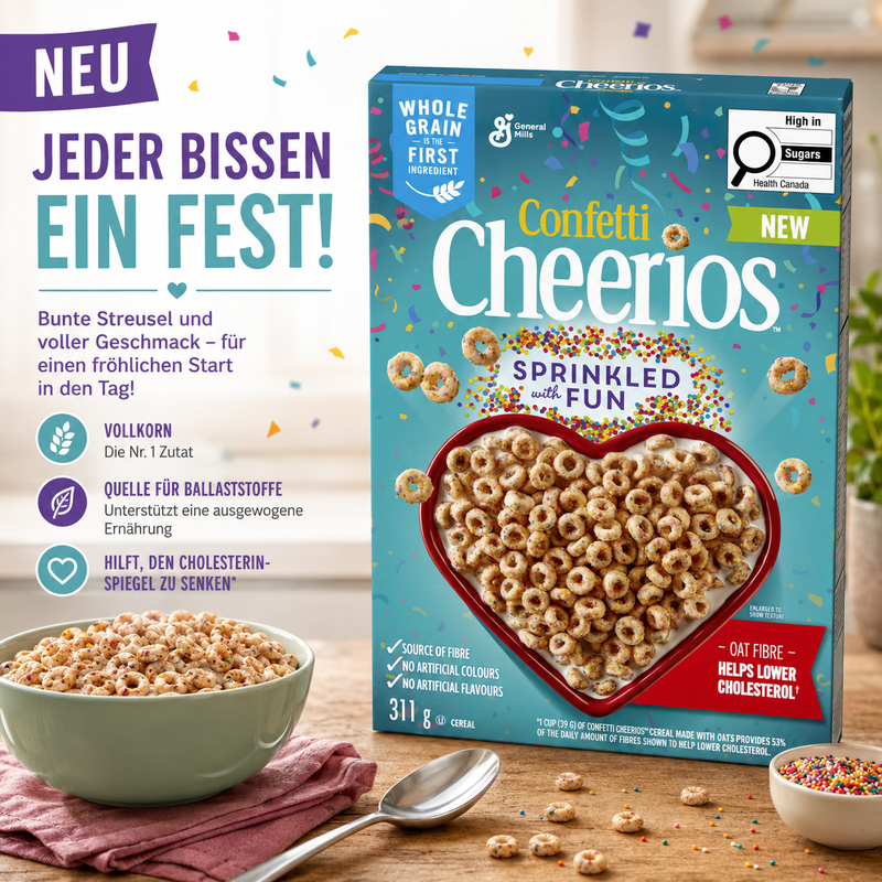 General Mills - Cereal "Cheerios Confetti" (311 g)