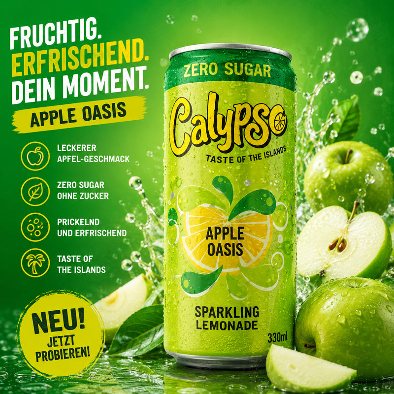 Calypso - Sparkling "Apple Oasis Lemonade" ZERO SUGAR (330 ml)