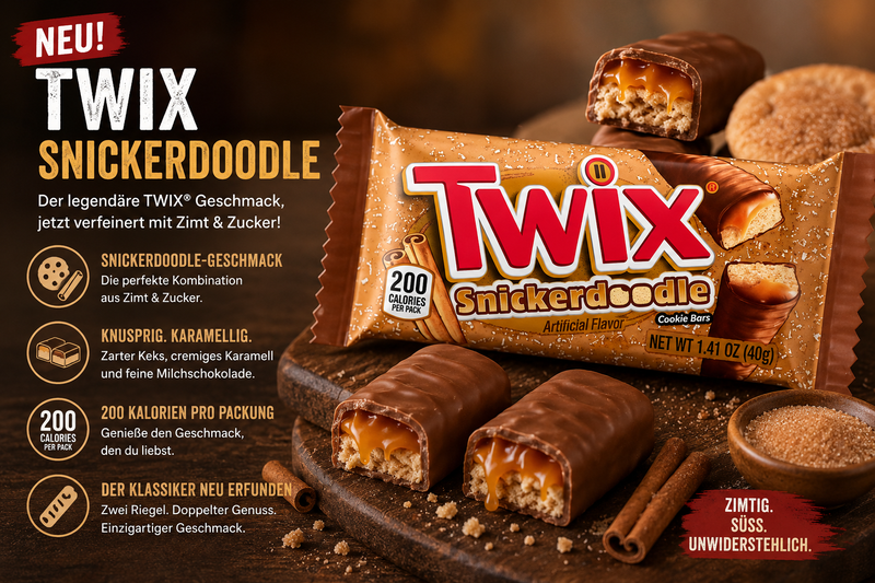 Twix - Chocolate Bar "SnickerDoodle" (40 g)