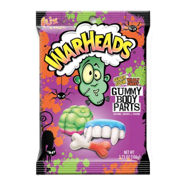 Warheads - Gummy Candy "Sour Body Parts" (85 g)