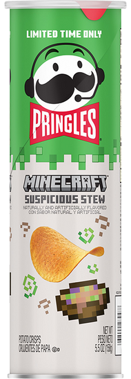 Pringles - Potato Chips "MINECRAFT Suspicious Stew Crisps" (158 g) - LIMITED EDITION!