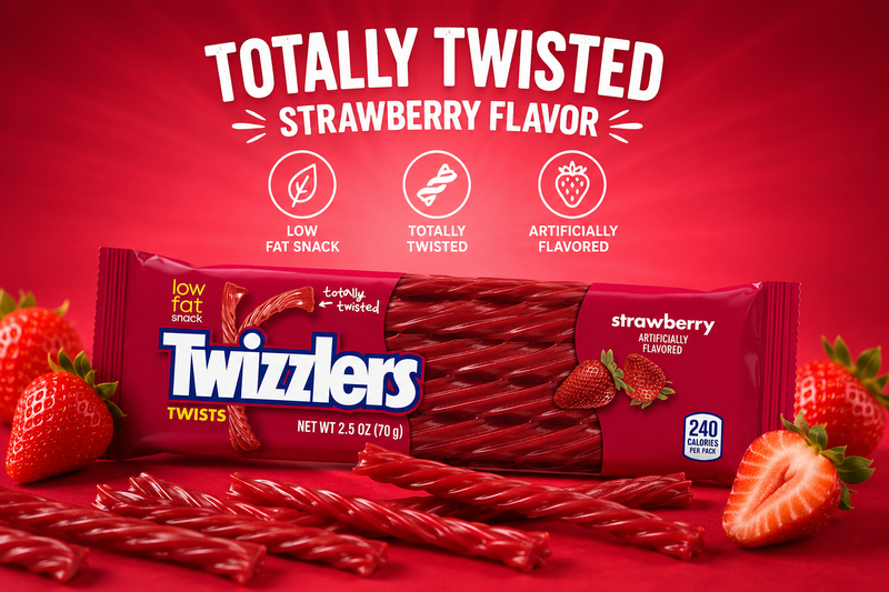 Twizzlers - Twists "Strawberry" (70 g)