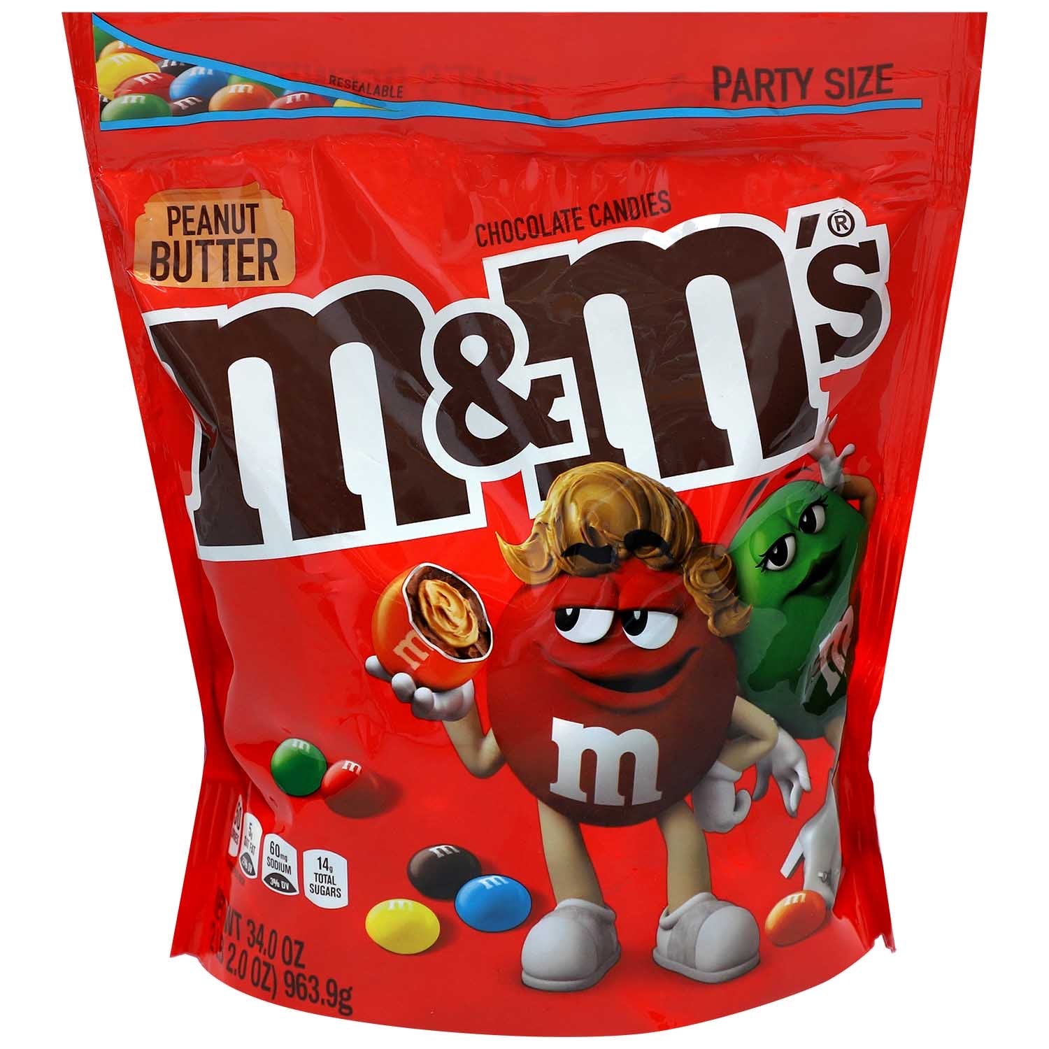 m&m's - Cocolate Candies "Peanut Butter" (963,9 g)