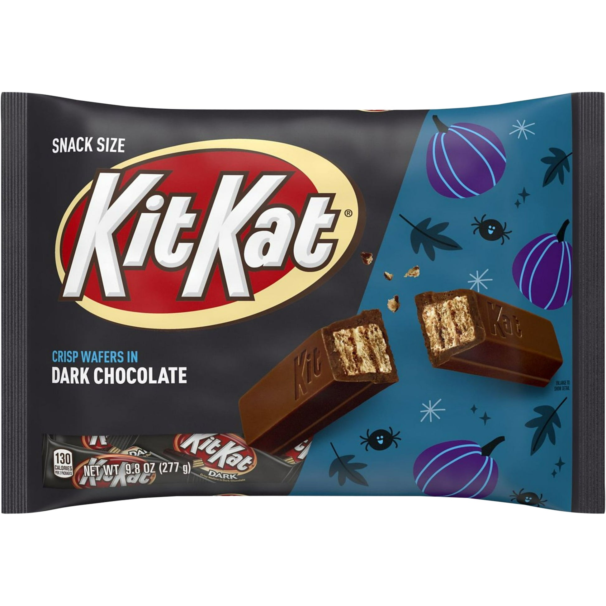 KitKat - Crisp Wafers "Blackout - Dark Chocolate" (277g) - 19 Stück, einzeln verpackt