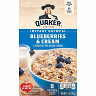 QUAKER - Instant Oatmeal "Blueberries & Cream" (240 g)