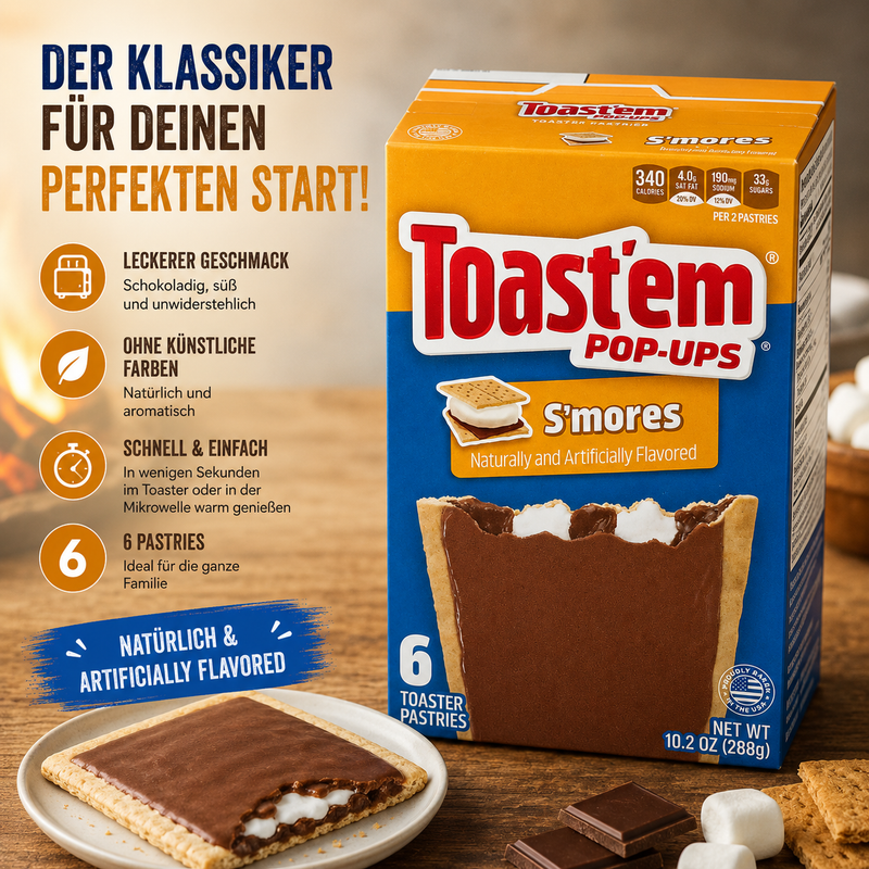 Toast'em - Pop-Ups "S'mores" (288g)