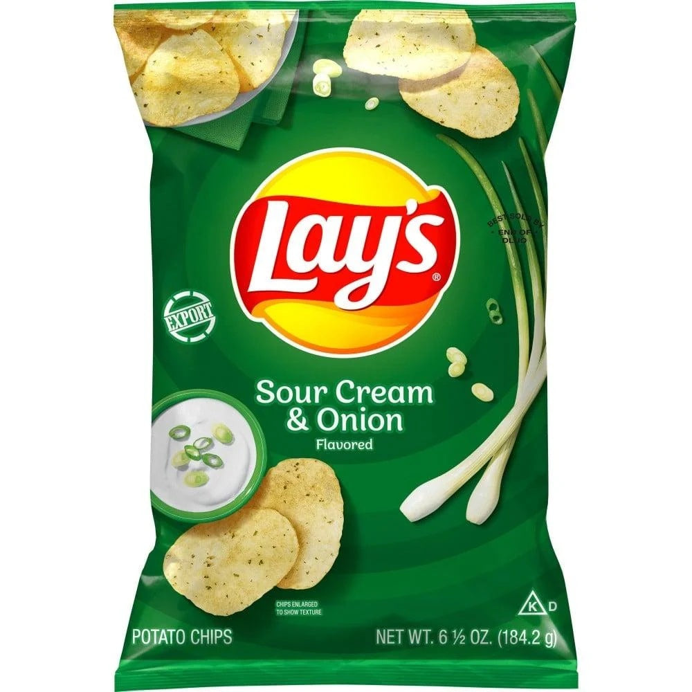 Lay's - Potato Chips "Sour Cream & Onion" (184,2 g)
