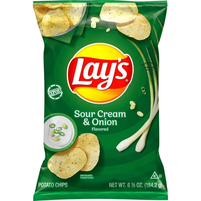 Lay's - Potato Chips "Sour Cream & Onion" (184,2 g)