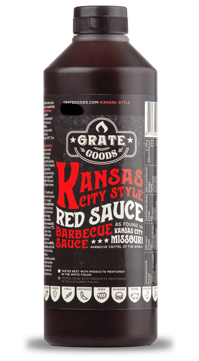 GRATE GOODS - Barbecue Sauce "Kansas City Sauce Red Sauce" (265 ml)