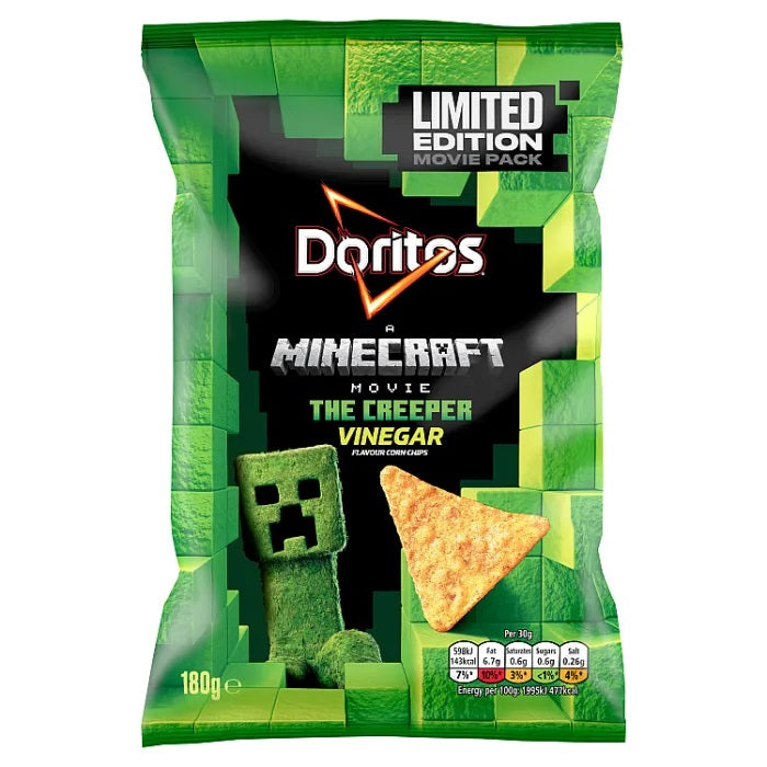 Doritos - Flavored Corn Chips "Minecraft - The Creeper Vinegar" (150 g)