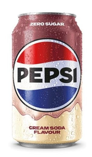Pepsi-Cola - "Cream Soda Flavour" ZERO SUGAR (330 ml)