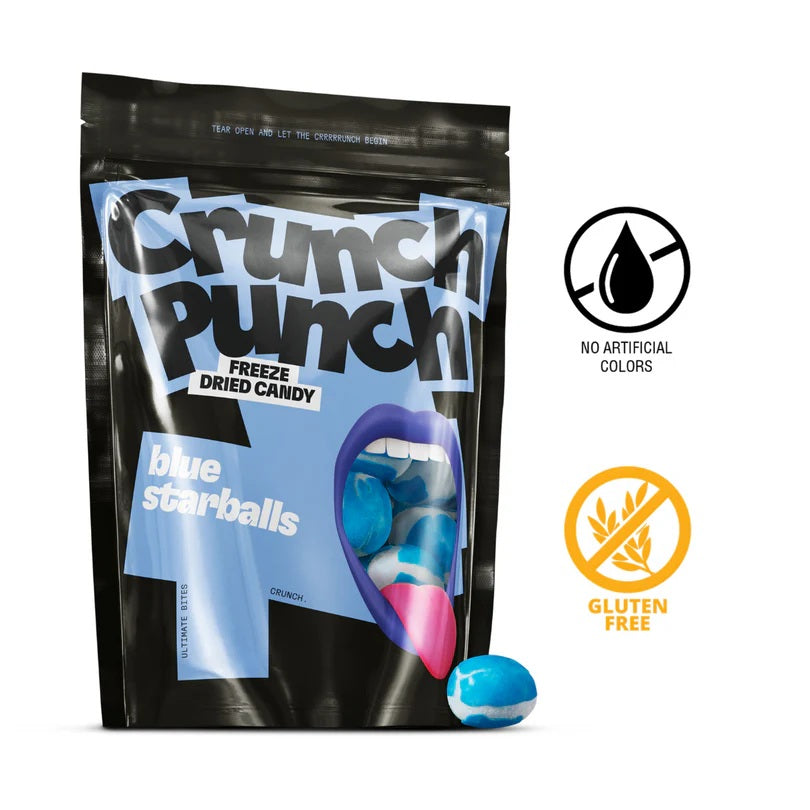Munch Punch - Freeze Dried Candy "Blue Starballs" (100 g)