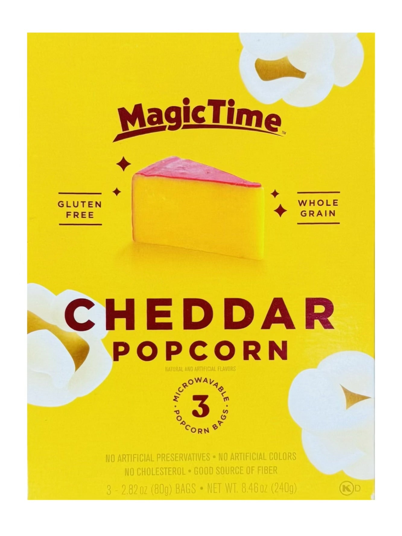 MagicTime - Microwave PopCorn "CHEDDAR" (240 g)
