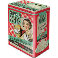 RETRO Vorratsdose L - "Have a Coffee"