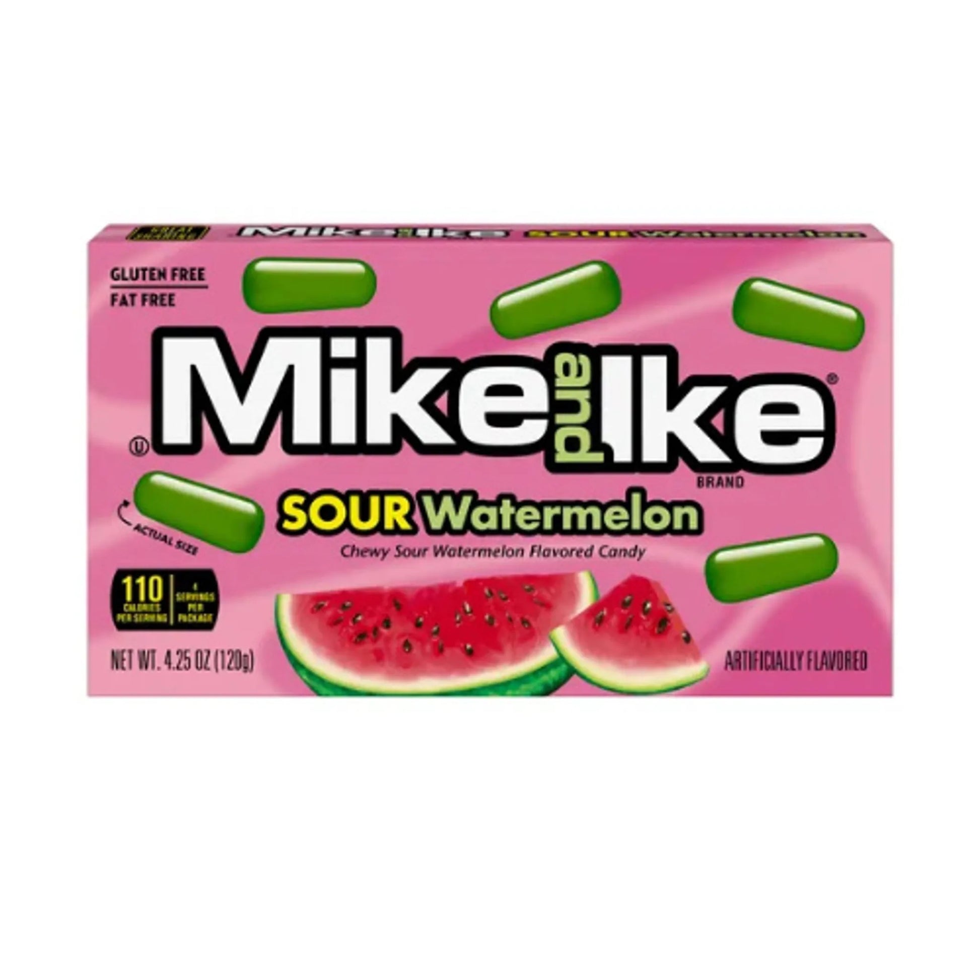 Mike and Ike - Chewy Flavored Candy "SOUR Watermelon" (120 g)