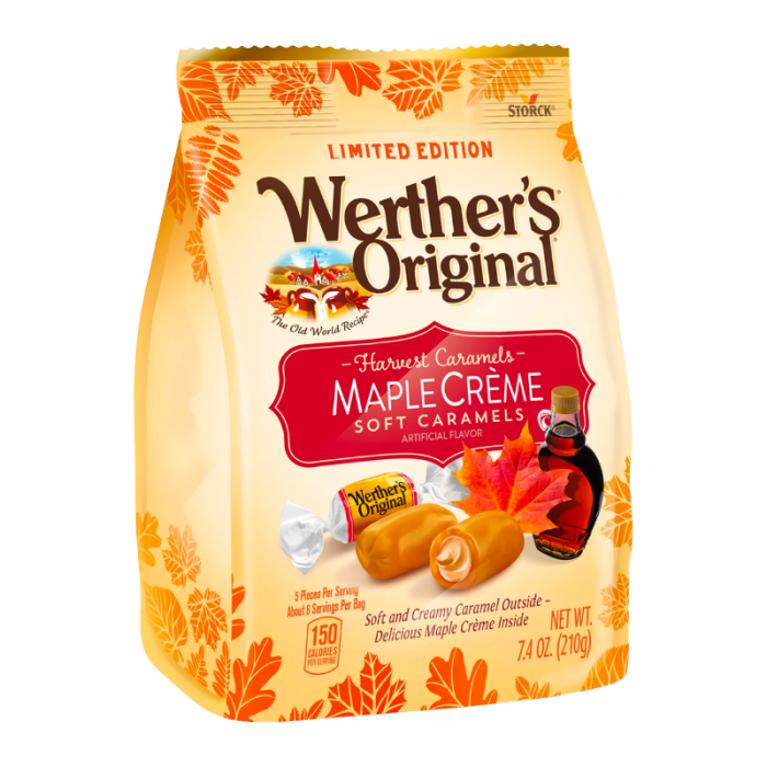Werther's Original - Soft Caramels "Maple Creme" (210 g)