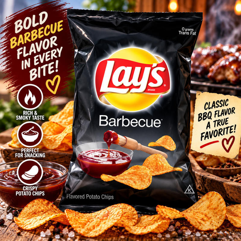 Lay's - Potato Chips "Barbeque Flavored" (184,2 g)