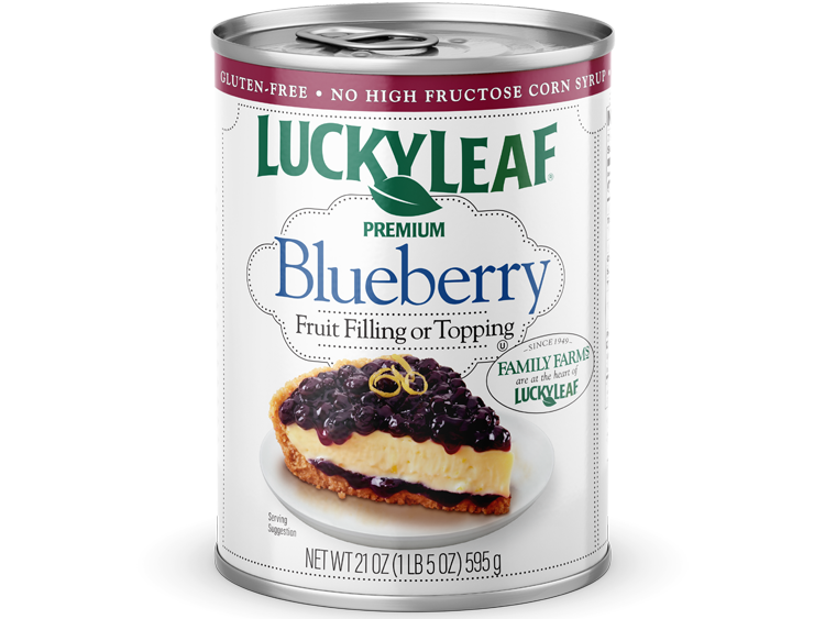 Lucky Leaf - Fruit Filling or Topping "Blueberry" (595 g)