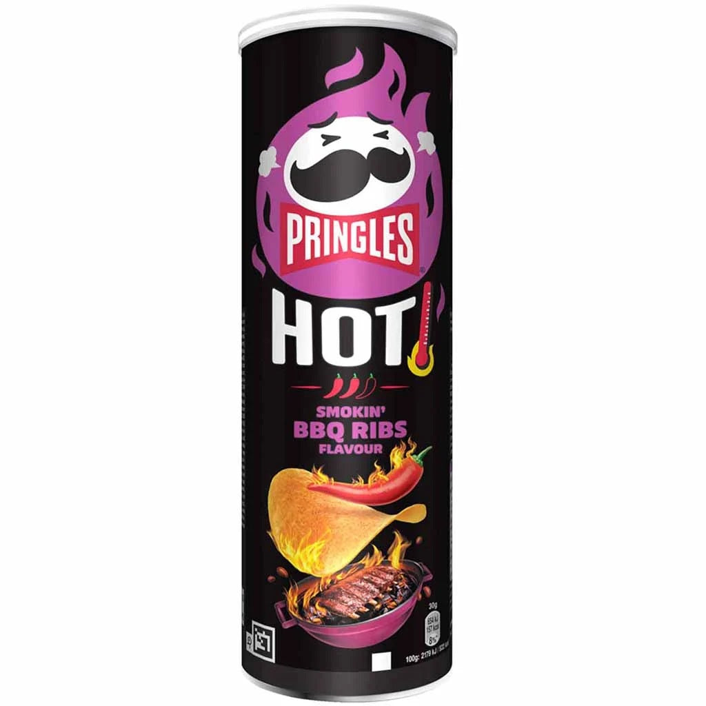 Pringles - HOT! "Scary BBQ Ribs" (160 g)