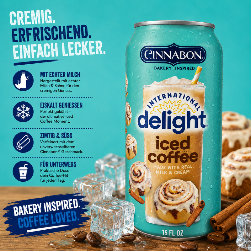 CINNABON - international delight "Iced Coffee" (443 ml)