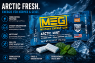 MEG - Military Energy Gum "Artic Mint" (12,5 g)