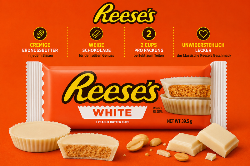 Reese's - Milk Chocolate "White 2 Peanut Butter Cups" (39 g)