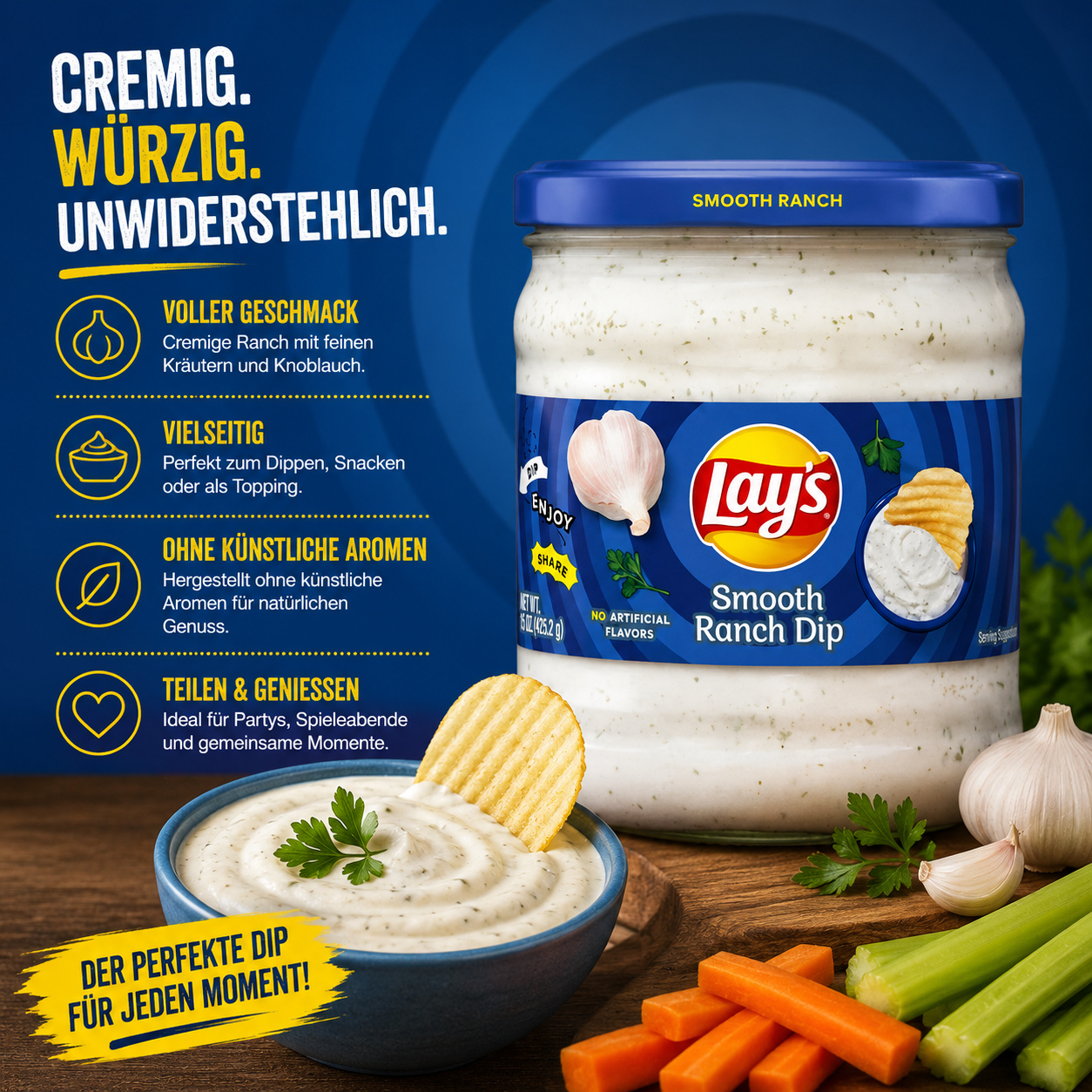 Lay's - Dip "Smooth Ranch" (425,2 g)