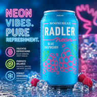 Moosehead - Radler Neon "Blue Raspberry" (355 ml)