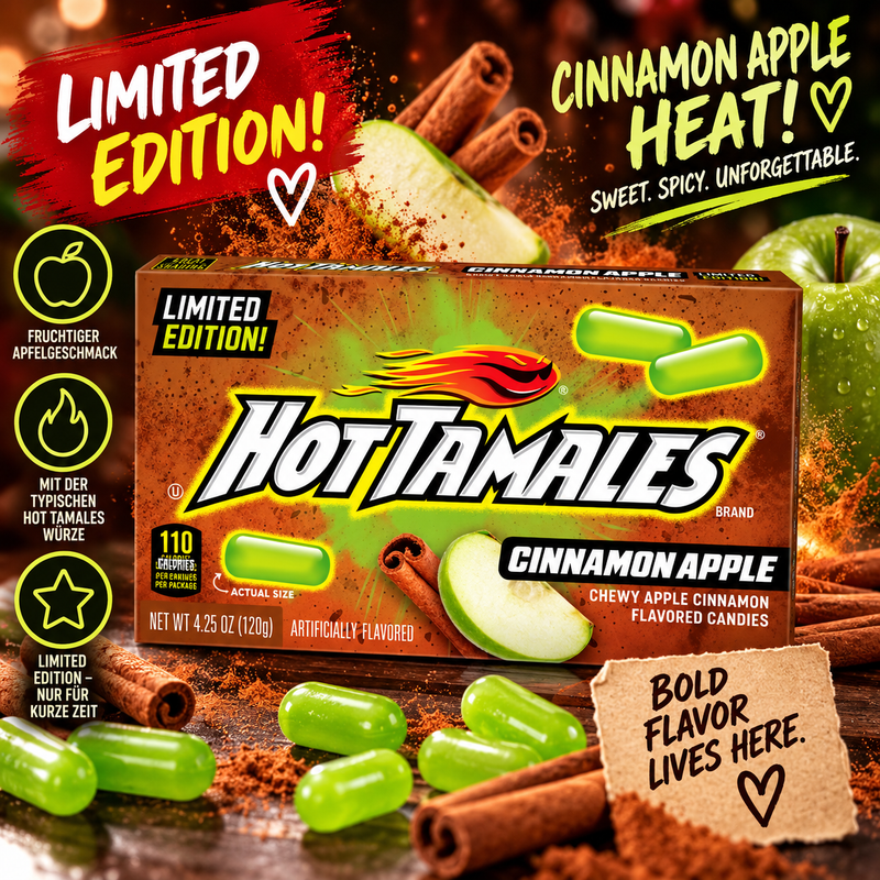 Hot Tamales - Candy "Cinnamon Apple" (120g)