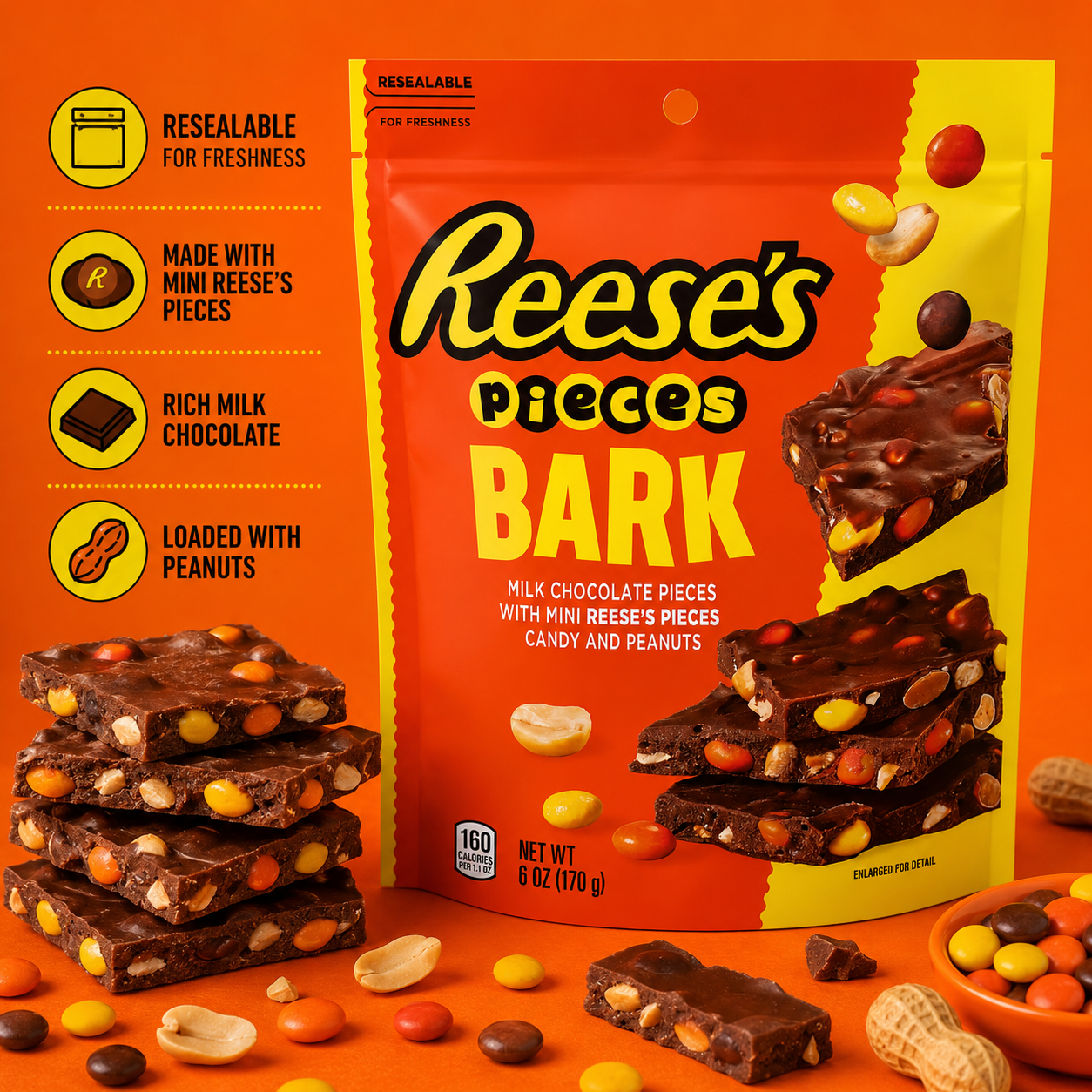 Reese's - pieces "BARK" (170 g)