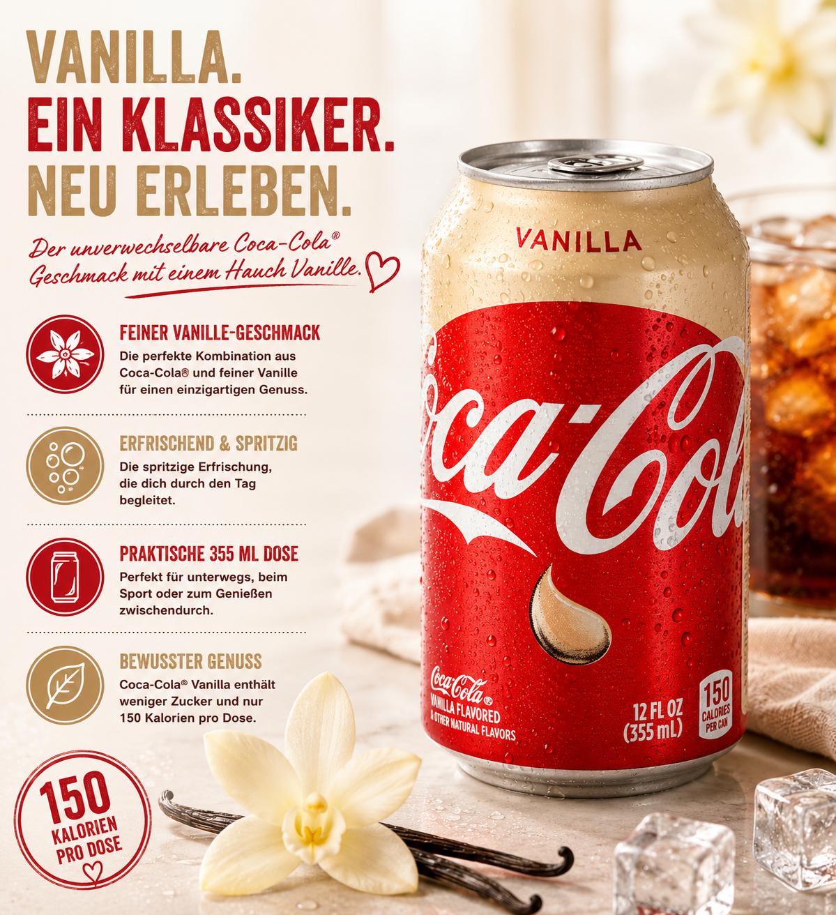 CocaCola - "Vanilla" (355 ml)