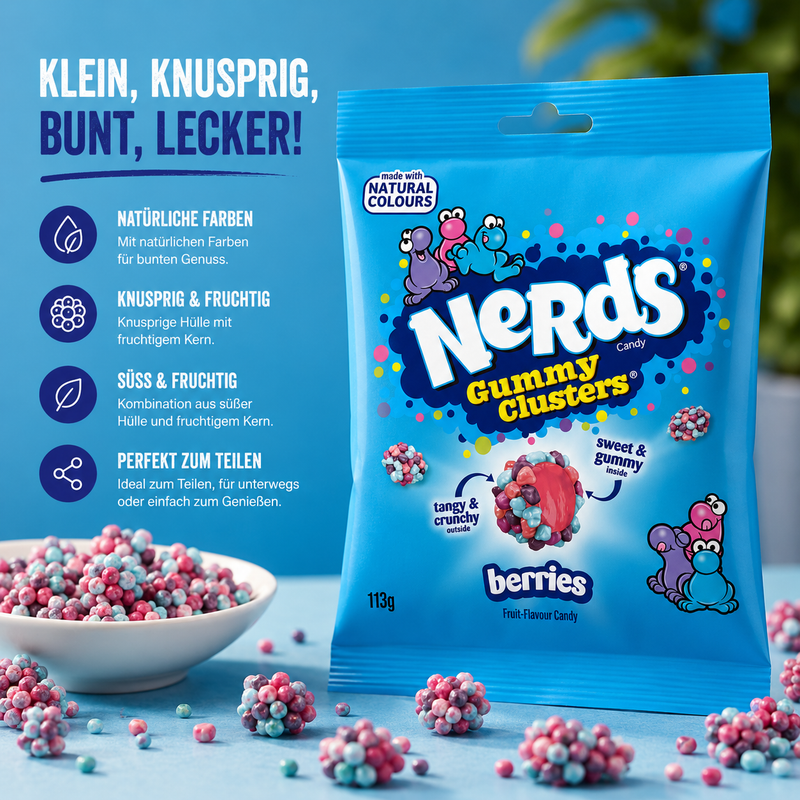 Nerds - Gummy Clusters "berries" (113 g)