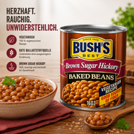 Bush's Best - Baked Beans "Brown Sugar Hickory" (454 g)