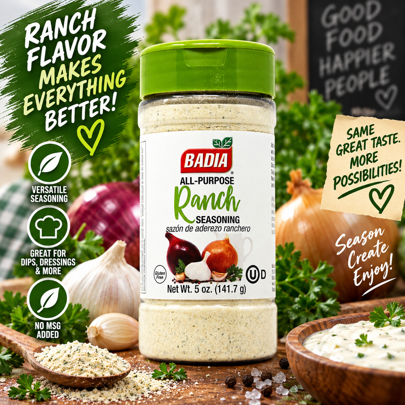 Badia - All-Purpose Seasoning "Ranch" (141,7 g)