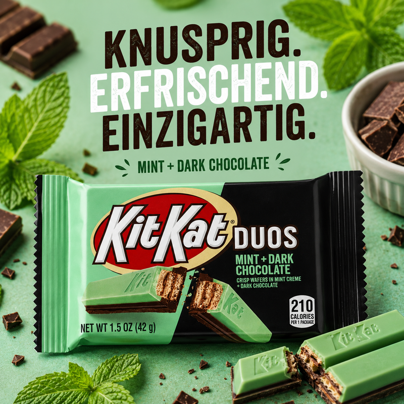 KitKat - Duos "Mint + Dark Chocolate" (42 g)