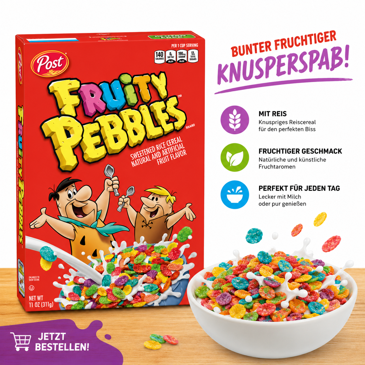 Post - Cereal "Fruity Pebbles" (311 g)