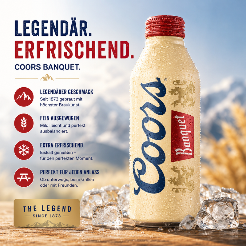 Coors - Beer "Banquet" (473 ml)