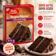 Betty Crocker - Super Moist Cake Mix "Chocolate Fudge" (375 g)