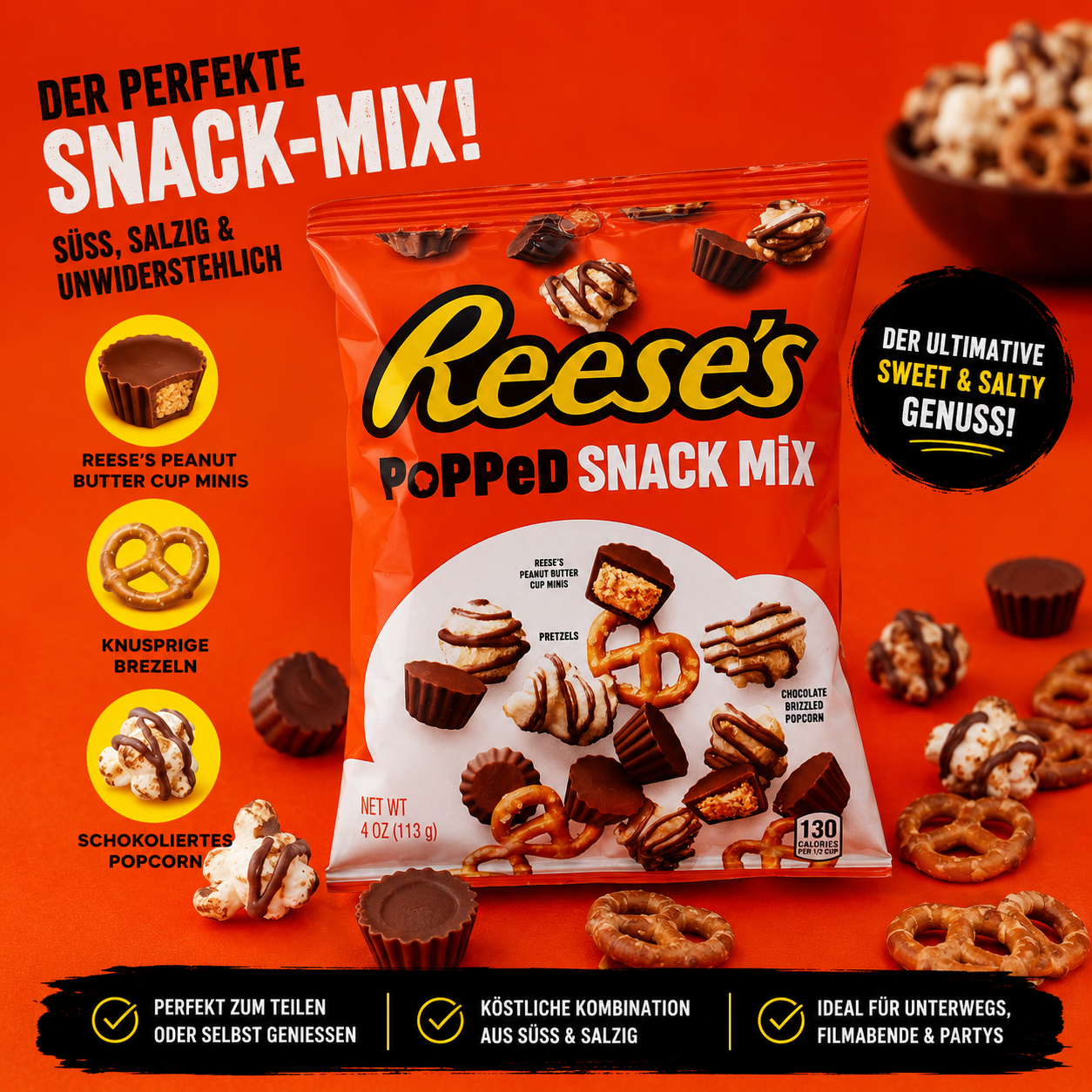 Reese's - "Popped Snack Mix" (113 g)