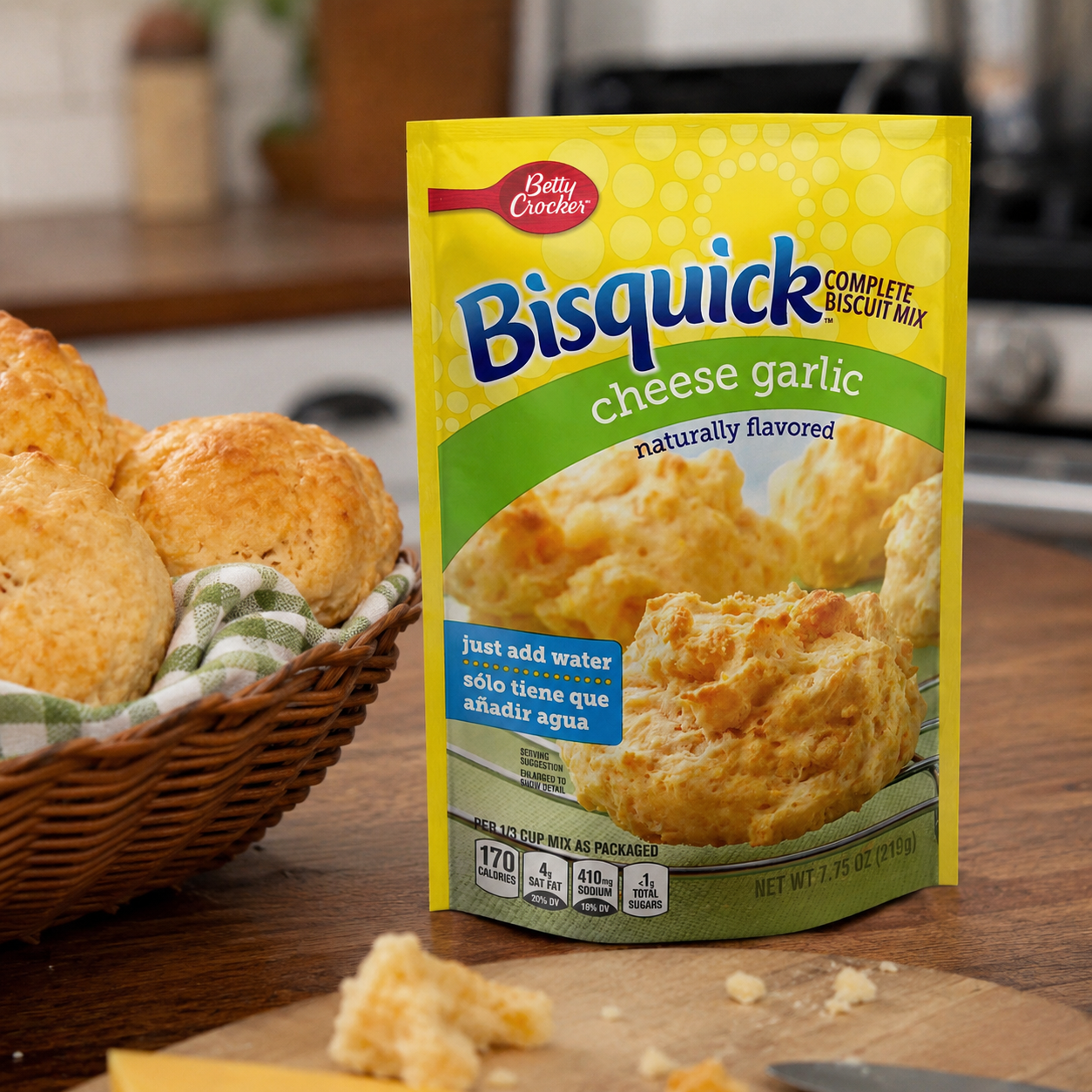 Betty Crocker - Bisquick Complete Biscuit Mix "Cheese Garlic" (219 g)