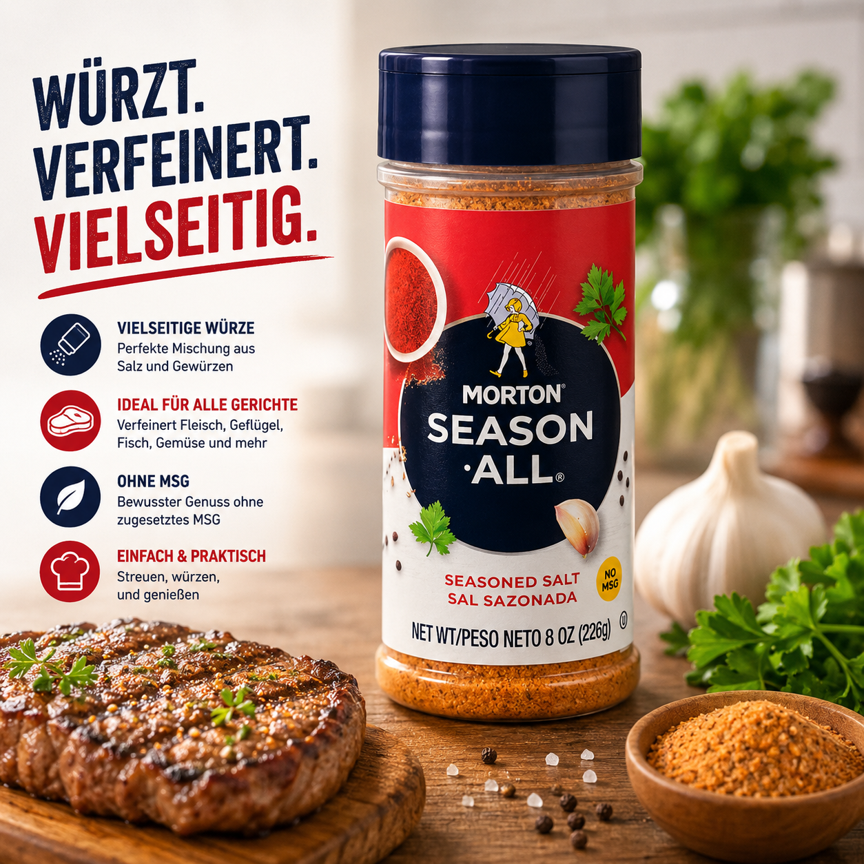 Morton - Seasoned Salt "Season All" (226 g)