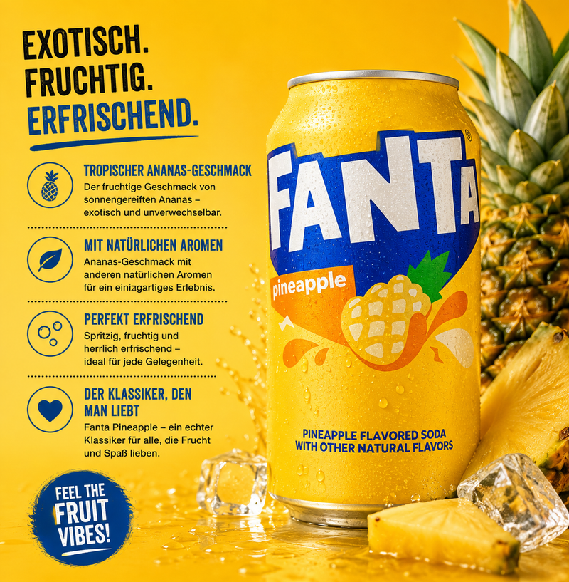 Fanta "Pineapple" (355 ml)