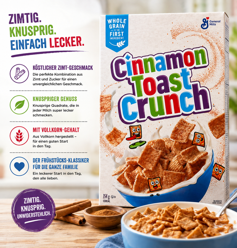 General Mills - Cereal "Cinnamon Toast Crunch" (354 g)