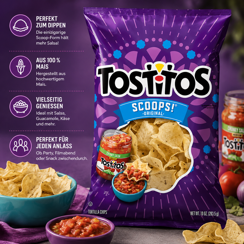 Tostitos - Tortilla Chips "Scoops!" (283,5 g)